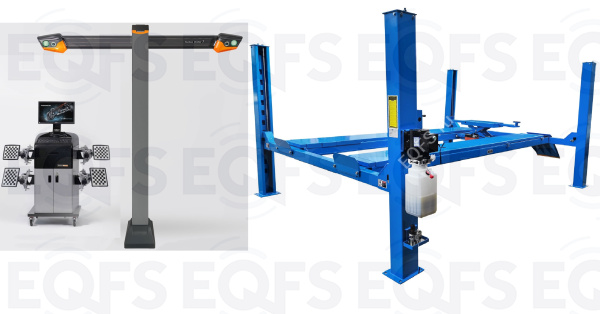 Комплект ES4D-S Подъемник 4-хст. г/п 4,0т,эл/гидр с трав+ T 7202 TAB Стенд сход-развал 3D 